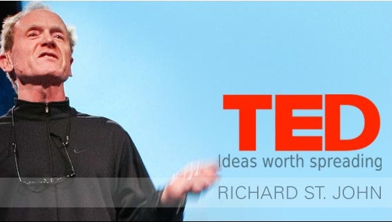 [TED] Richard St. John: Success is a continuous journey