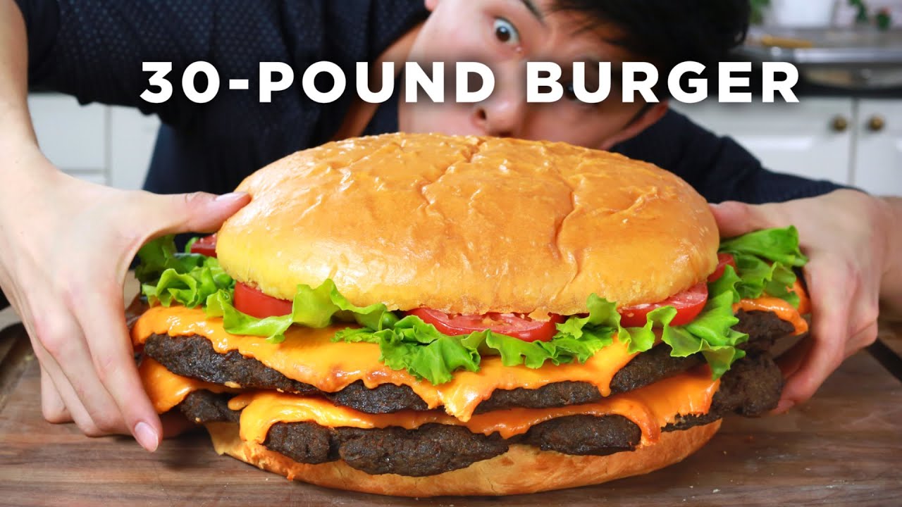 I Made A Giant 30-Pound Burger